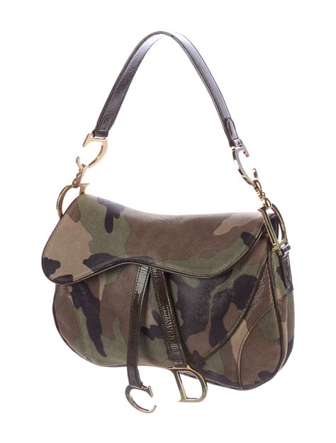 dior saddle bag camo|authentic christian dior saddle bag.